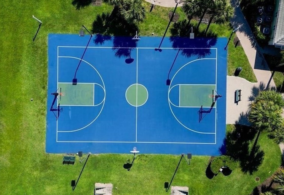 amenity basketball court