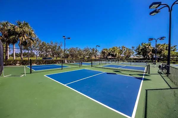 Sandoval pickleball courts — aerial view