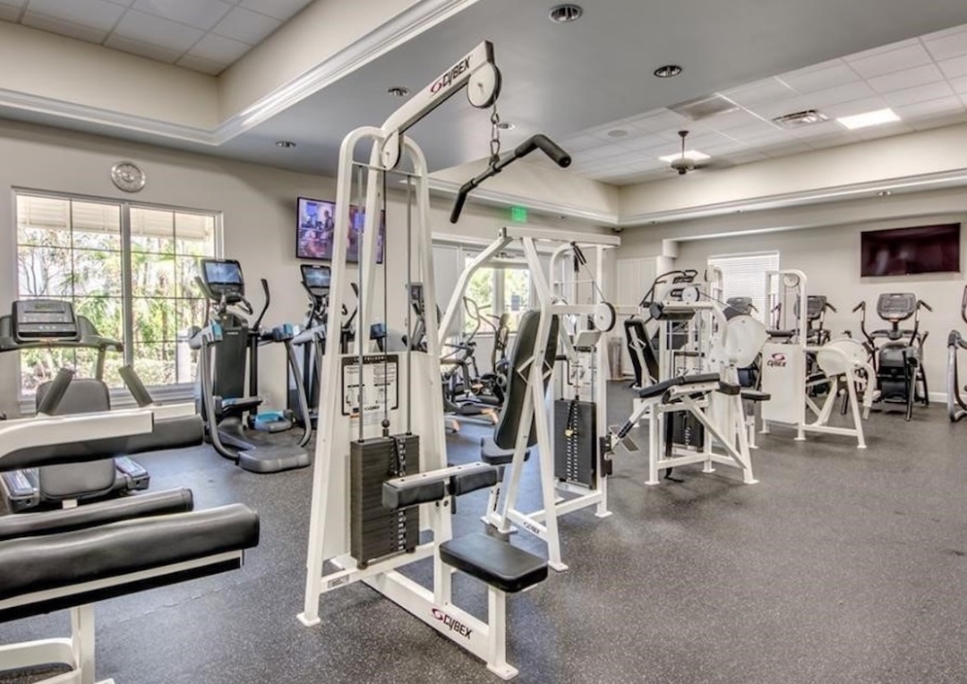 State-of-the-art fitness center inside Club Sandoval